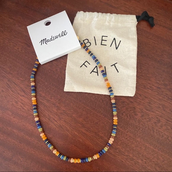 Madewell Jewelry - Madewell Multicolor Bead Choker Necklace